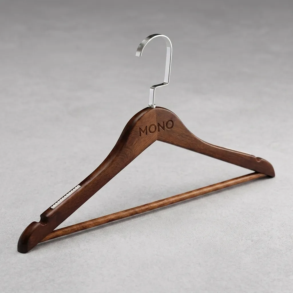 Wooden Clothes Hanger [1036] — HNG-1036 (image 1)