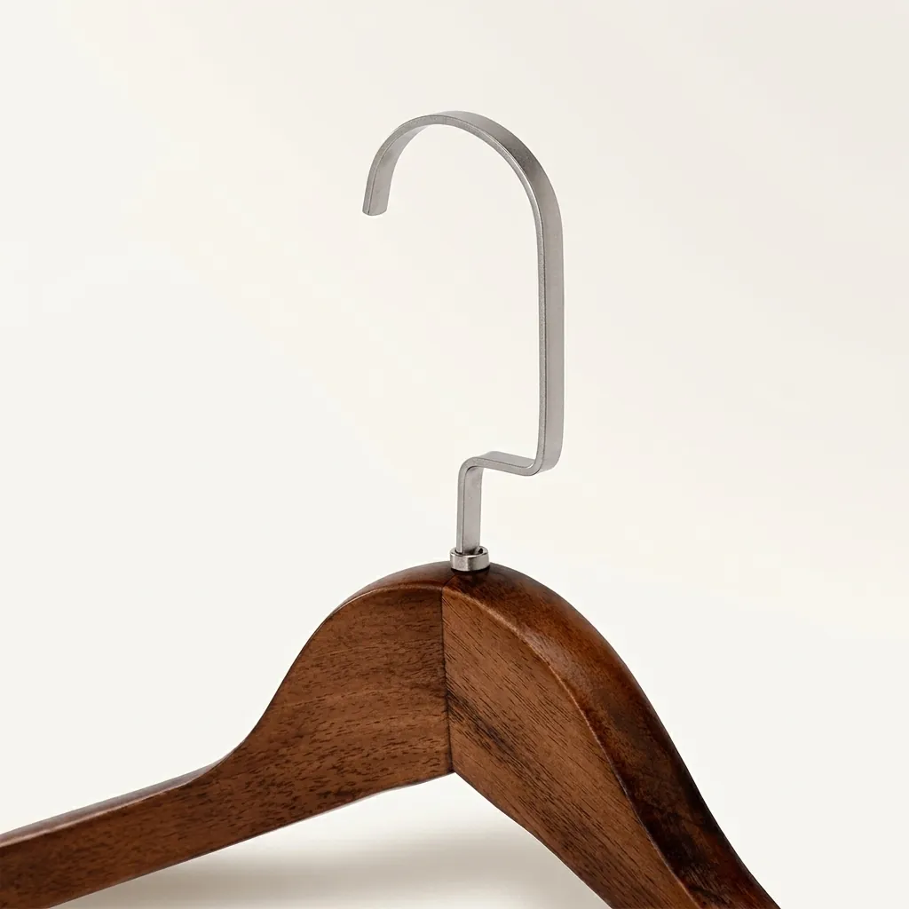 Wooden Clothes Hanger [1036] — HNG-1036 (image 3)
