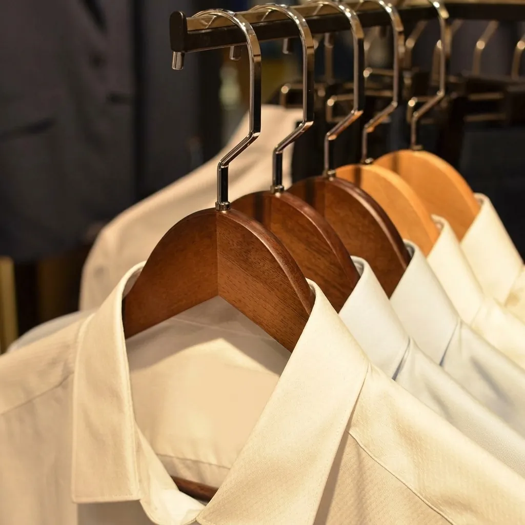 Wooden Clothes Hanger [1036] — HNG-1036 (image 4)