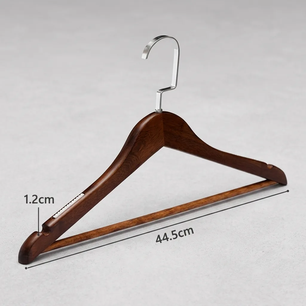 Wooden Clothes Hanger [1036] — HNG-1036 (image 2)