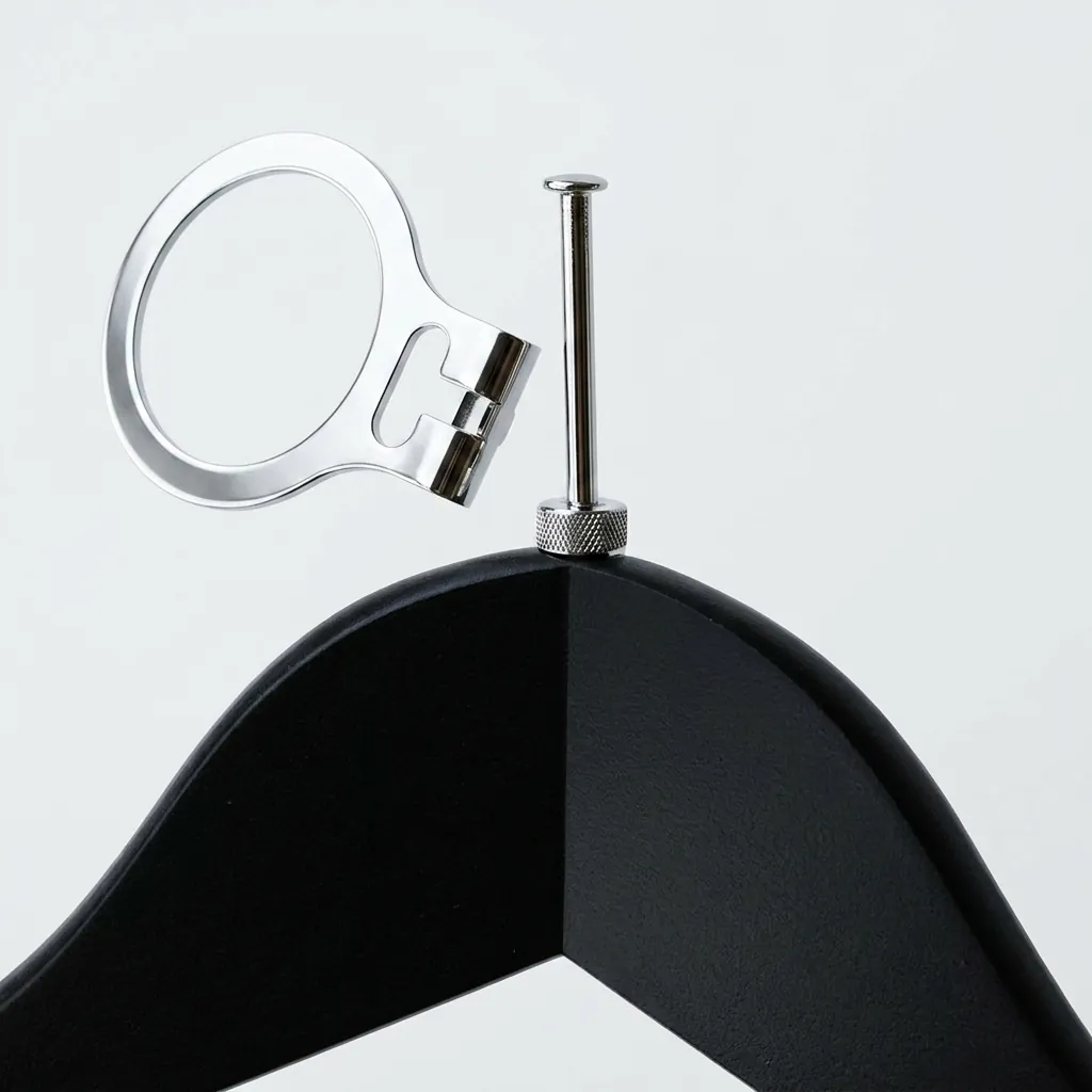 Anti-Theft Wooden Clothes Hanger With Non Slip Bar [1037] — HNG-1037 (image 9)