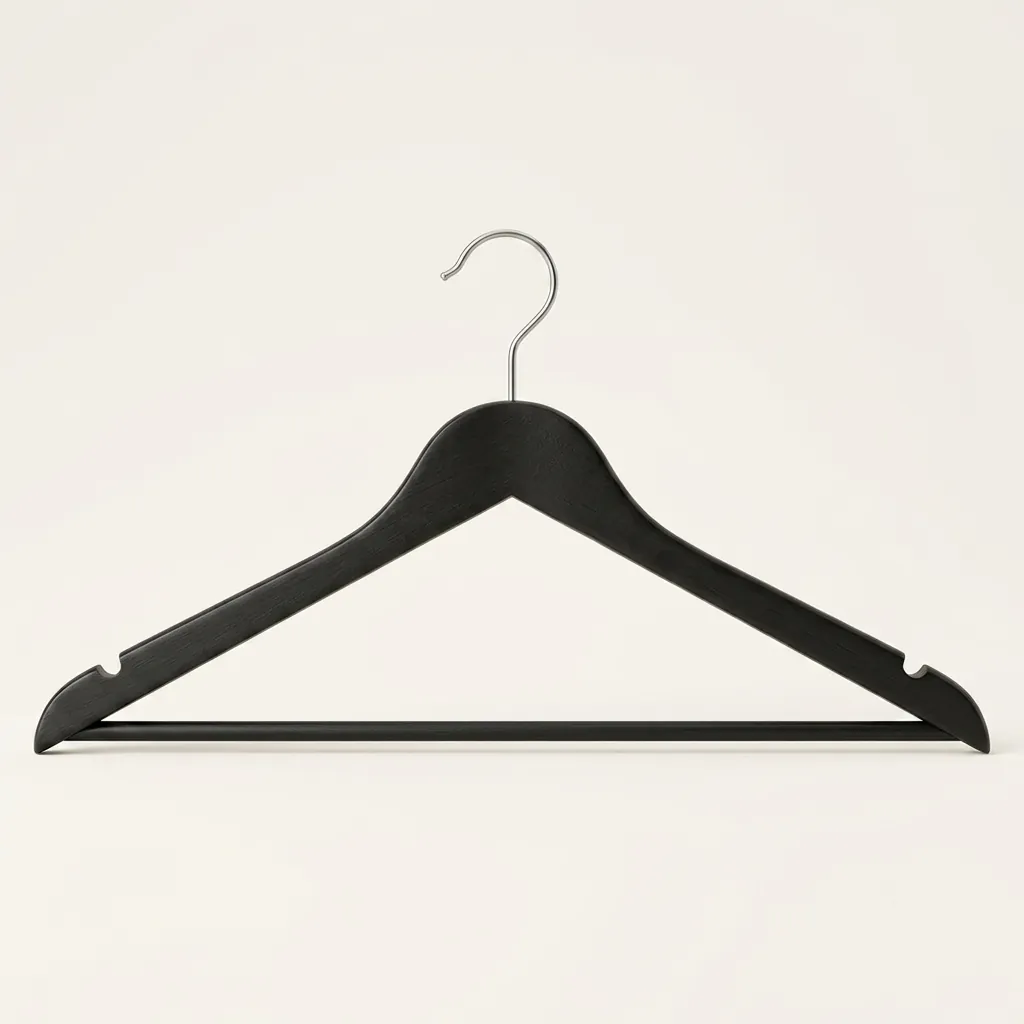 Wooden Clothes Hanger [1039] — HNG-1039 (image 2)