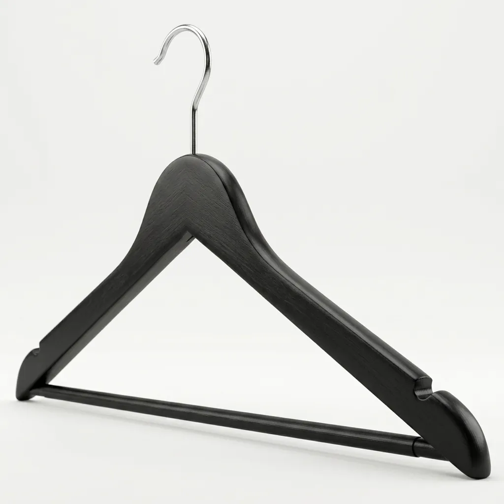Wooden Clothes Hanger [1039] — HNG-1039 (image 4)