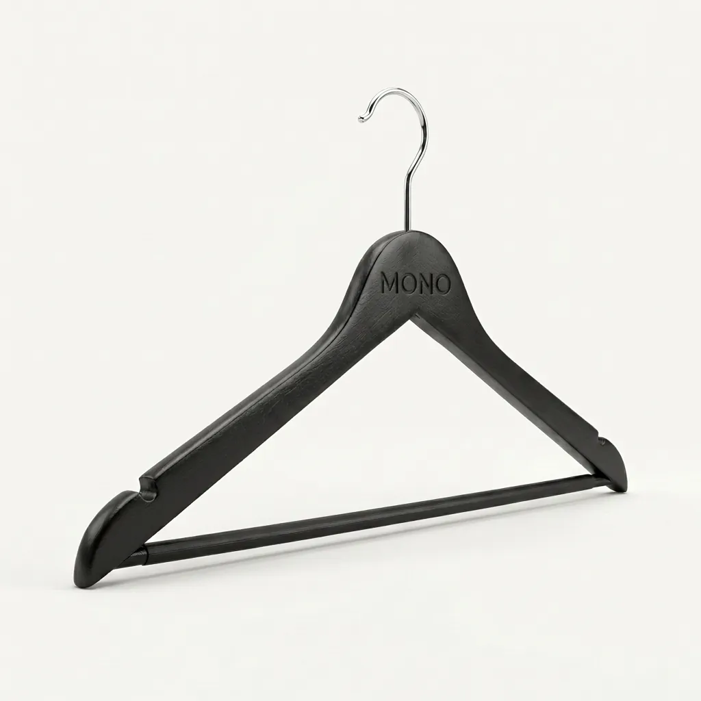 Wooden Clothes Hanger [1039] — HNG-1039 (image 1)