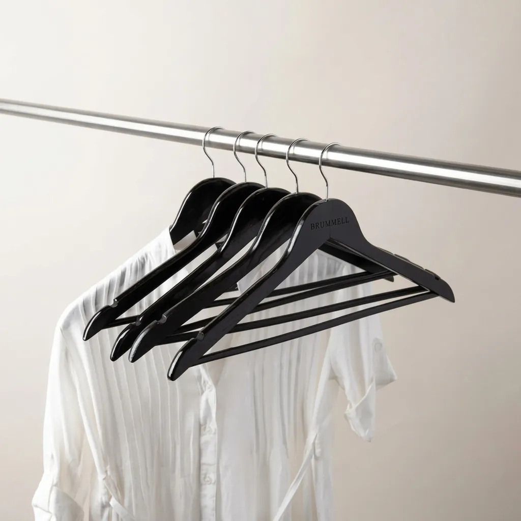 Wooden Clothes Hanger [1039] — HNG-1039 (image 6)