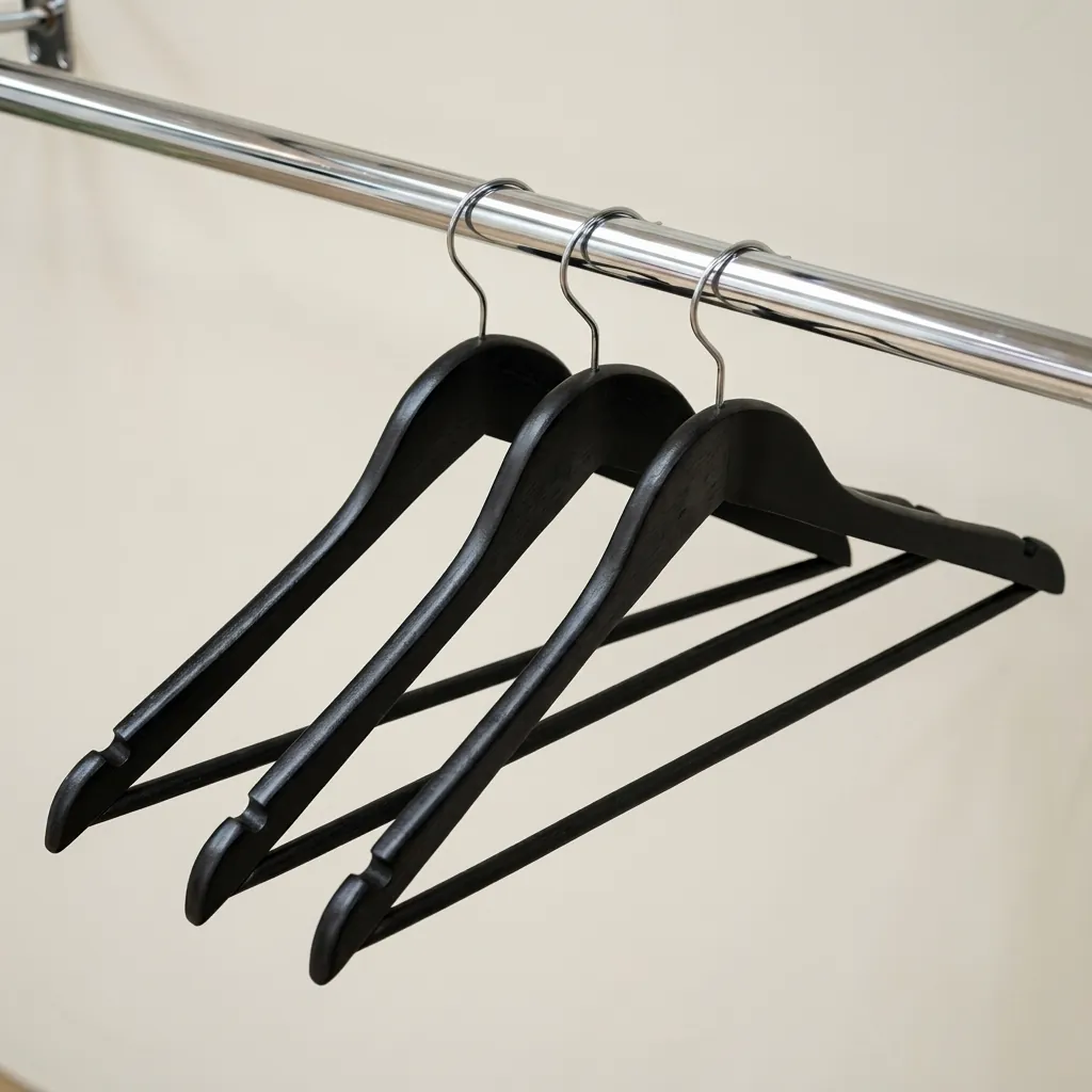 Wooden Clothes Hanger [1039] — HNG-1039 (image 7)