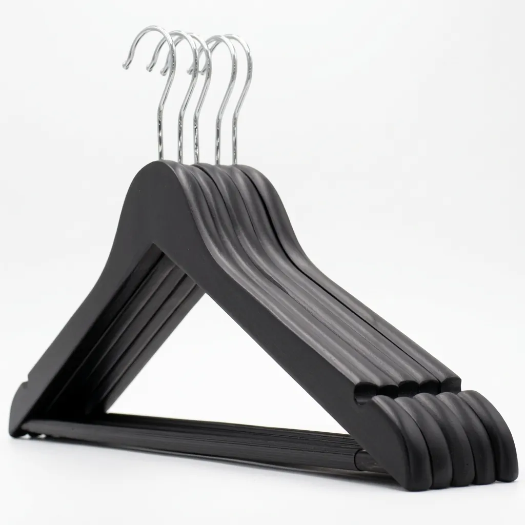 Wooden Clothes Hanger [1039] — HNG-1039 (image 8)
