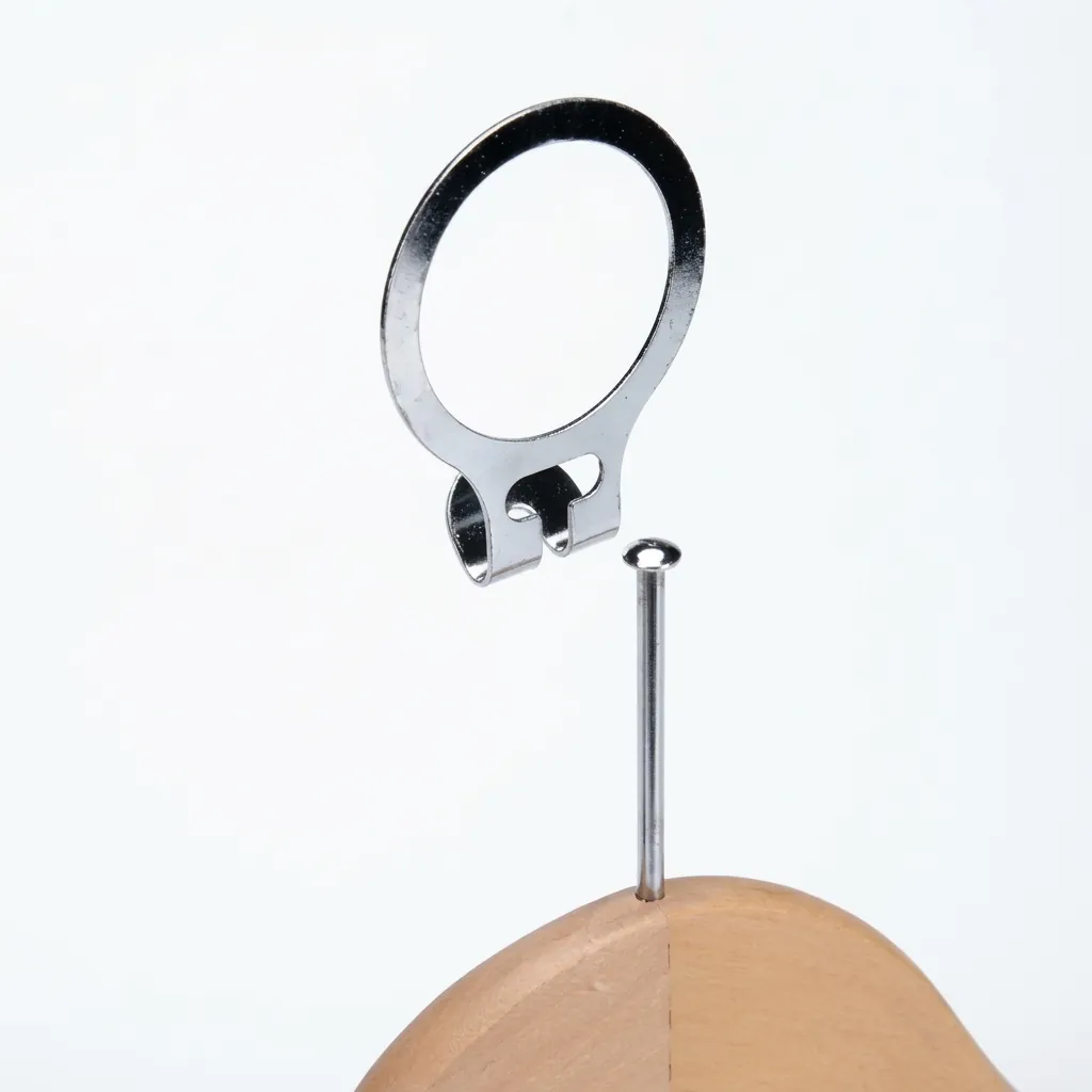 Anti-Theft Wooden Clothes Hanger With Non Slip Bar [1042] — HNG-1042 (image 5)