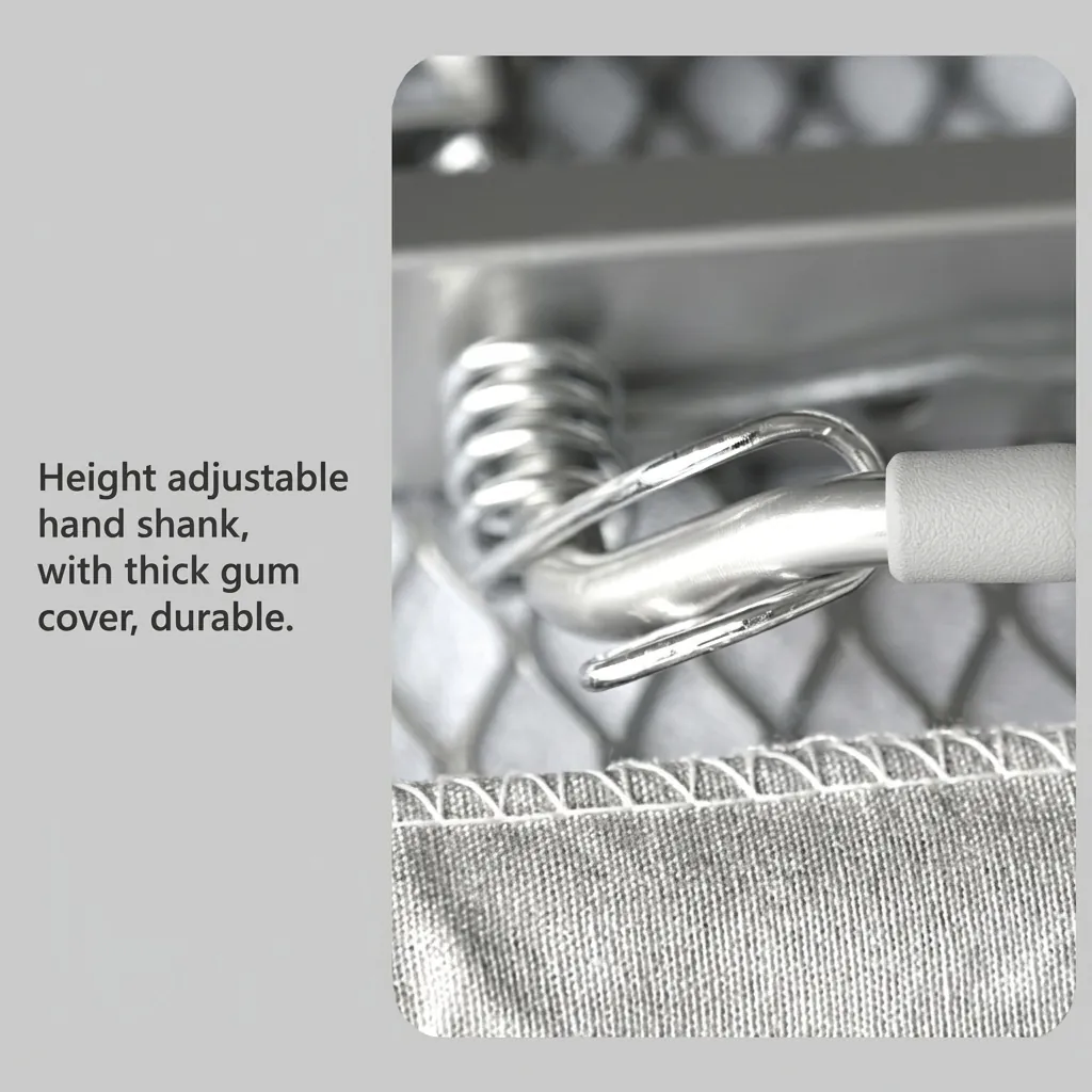 Steel-Frame Ironing Board with 7-Height Adjustable [1027] — IRB-1027 (image 6)