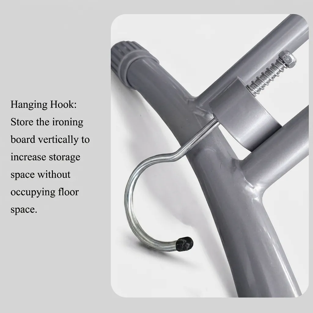 Ironing Board With Iron Rest & Hanging Hook - Board Size: L:90 x W:30 cm — IRB-1031 (image 2)
