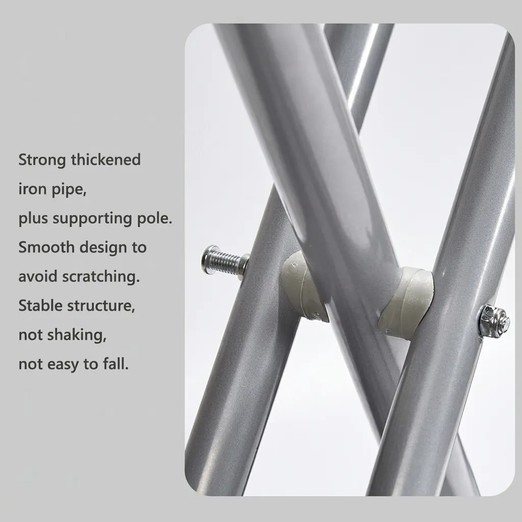 Ironing Board With Iron Rest & Hanging Hook - Board Size: L:90 x W:30 cm — IRB-1031 (image 6)