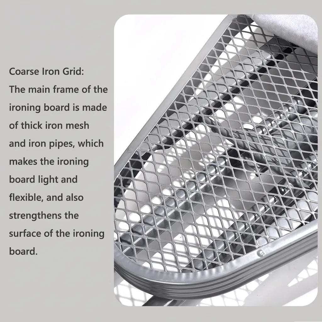 Ironing Board With Iron Rest & Hanging Hook - Board Size: L:90 x W:30 cm — IRB-1031 (image 7)