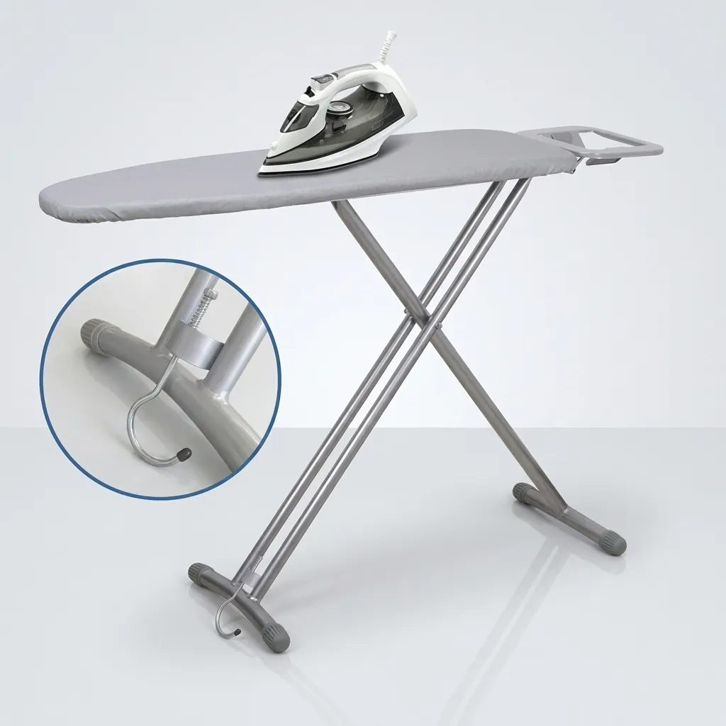 Ironing Board With Iron Rest & Hanging Hook - Board Size: L:90 x W:30 cm — IRB-1031 (image 12)
