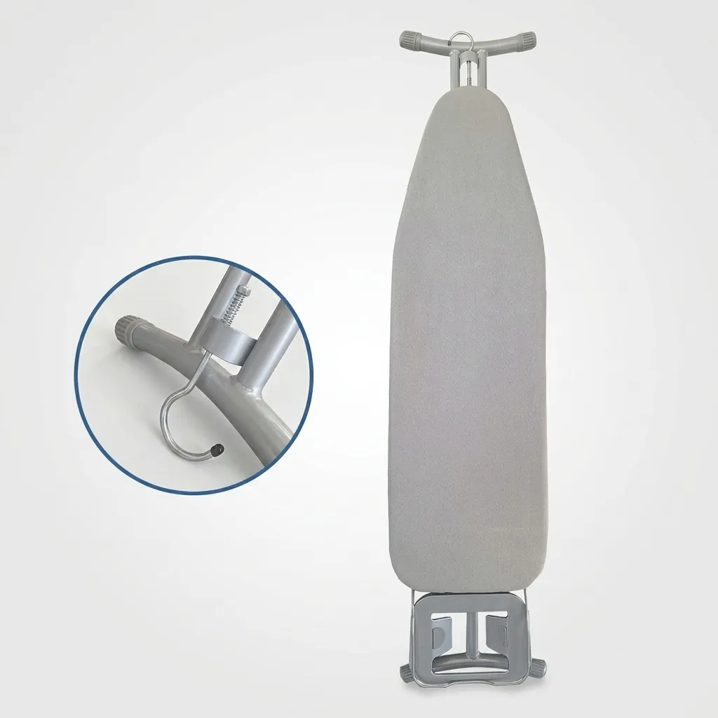 Ironing Board With Iron Rest & Hanging Hook - Board Size: L:90 x W:30 cm — IRB-1031 (image 14)