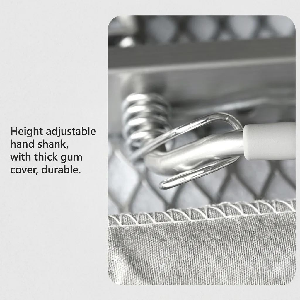 Steel-Frame Ironing Board with Iron Rest [1032] — IRB-1032 (image 5)