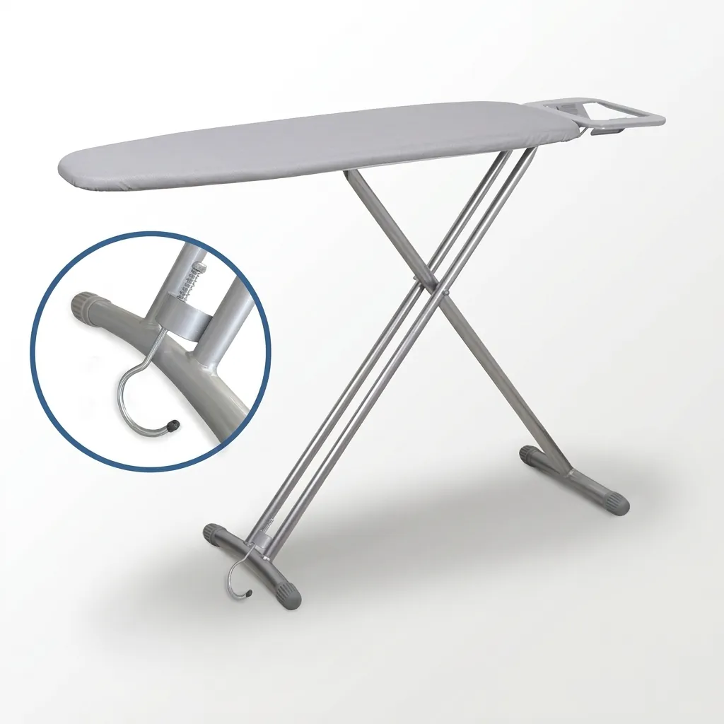 Steel-Frame Ironing Board with Iron Rest [1032] — IRB-1032 (image 9)