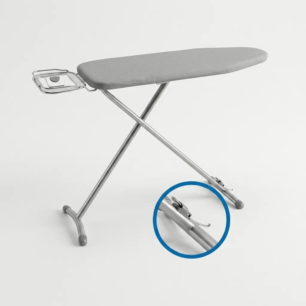 Steel-Frame Ironing Board with Iron Rest [1032] — IRB-1032 (image 11)