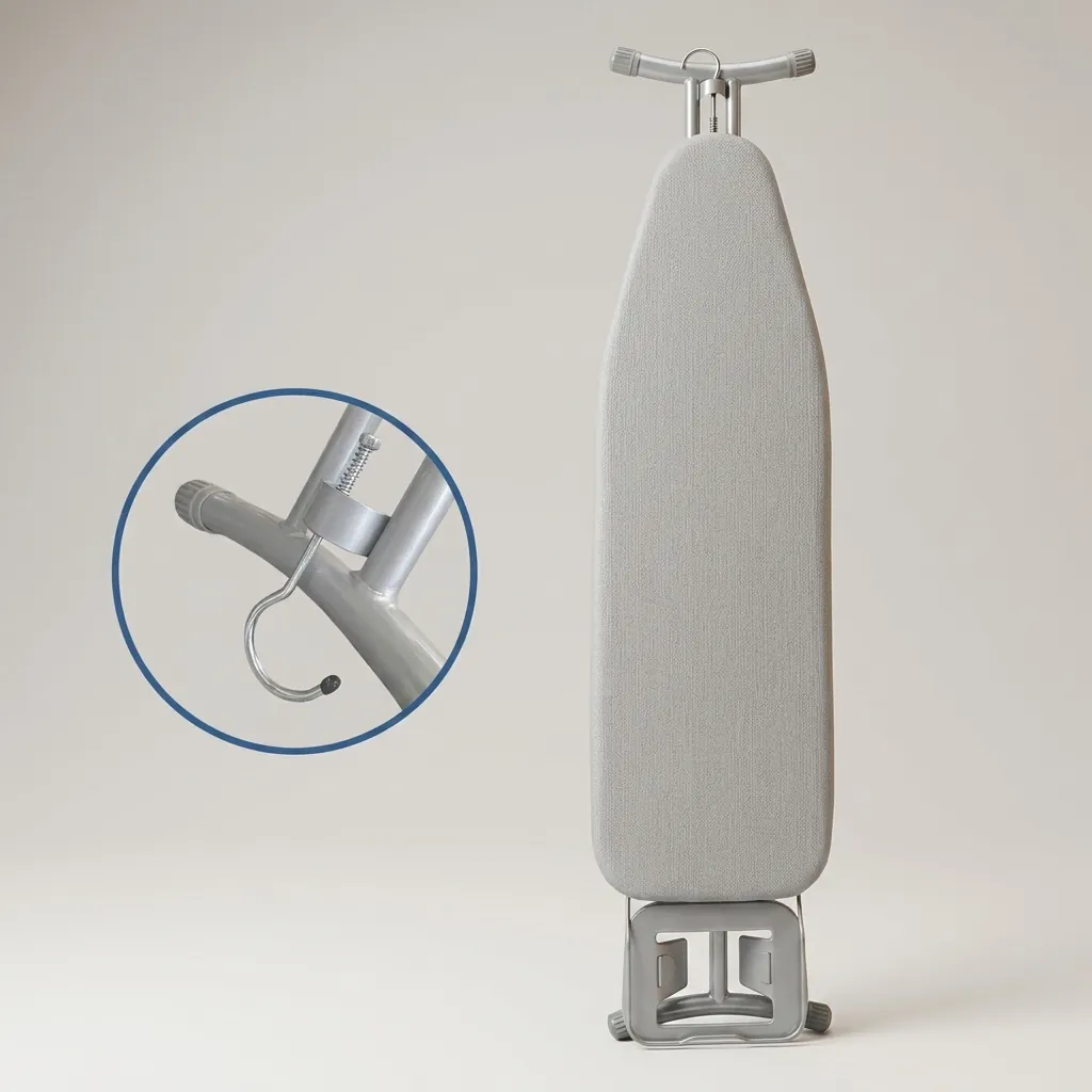 Steel-Frame Ironing Board with Iron Rest [1032] — IRB-1032 (image 14)