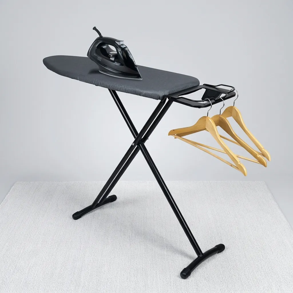 Steel-Frame Ironing Board with Iron Rest [1033] — IRB-1033 (image 3)