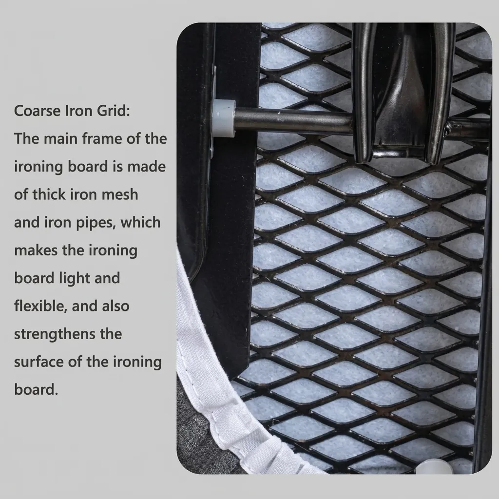 Steel-Frame Ironing Board with Iron Rest [1033] — IRB-1033 (image 7)