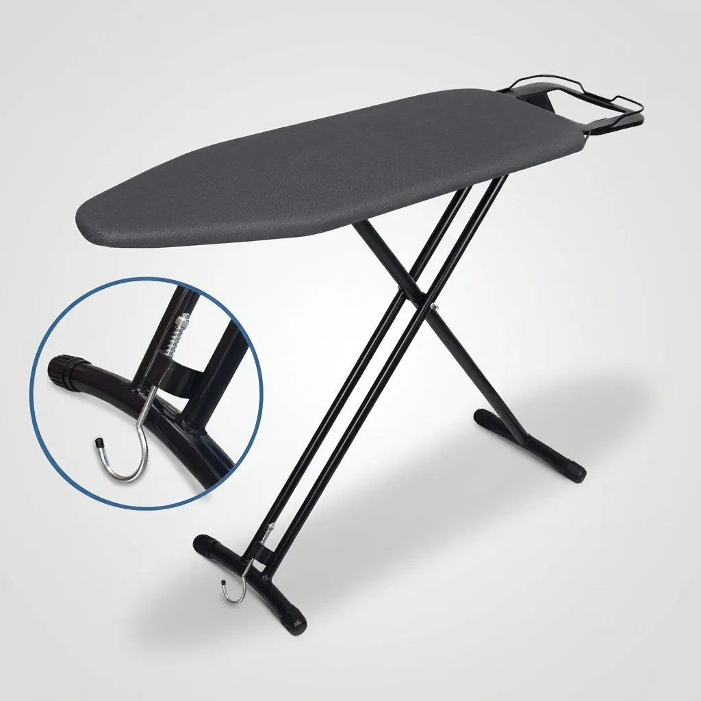 Steel-Frame Ironing Board with Iron Rest [1033] — IRB-1033 (image 10)