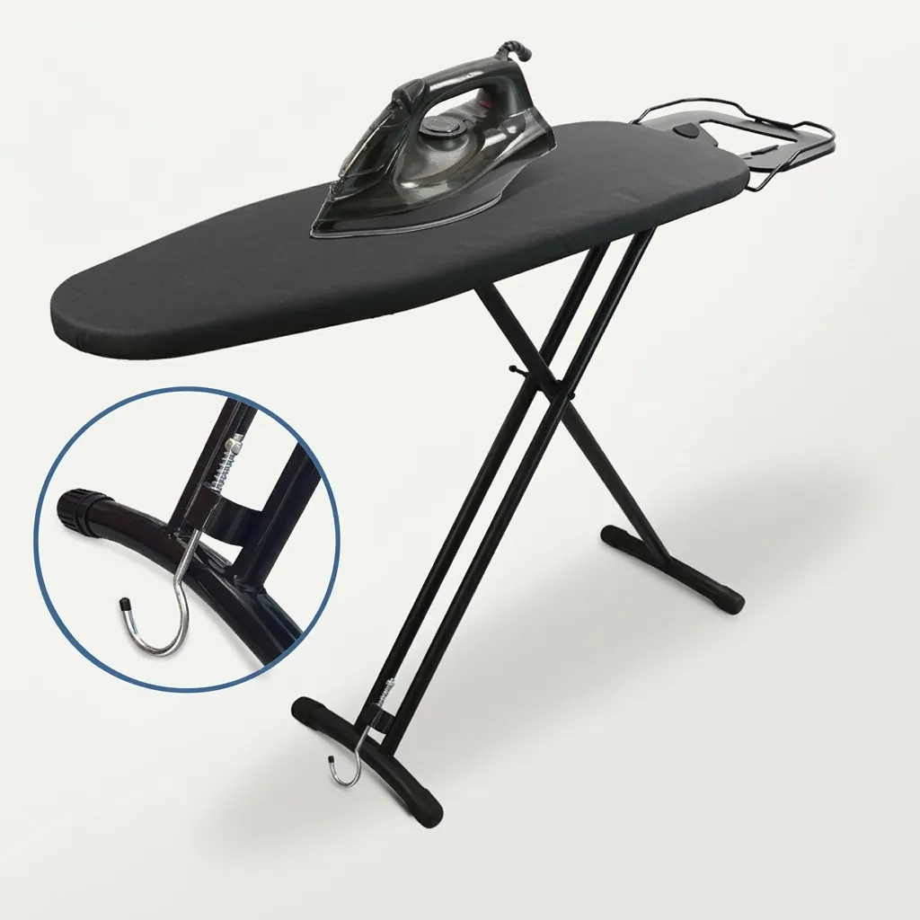 Steel-Frame Ironing Board with Iron Rest [1033] — IRB-1033 (image 12)
