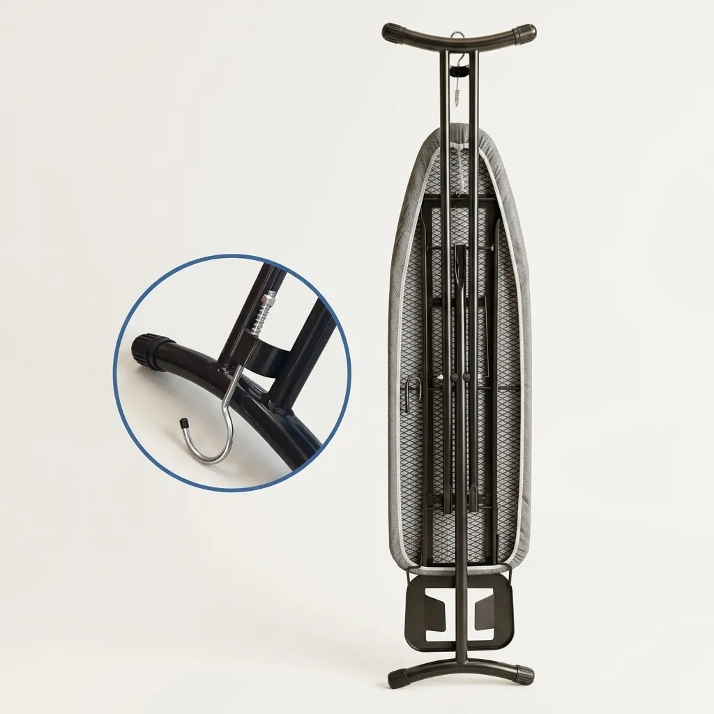Steel-Frame Ironing Board with Iron Rest [1033] — IRB-1033 (image 13)