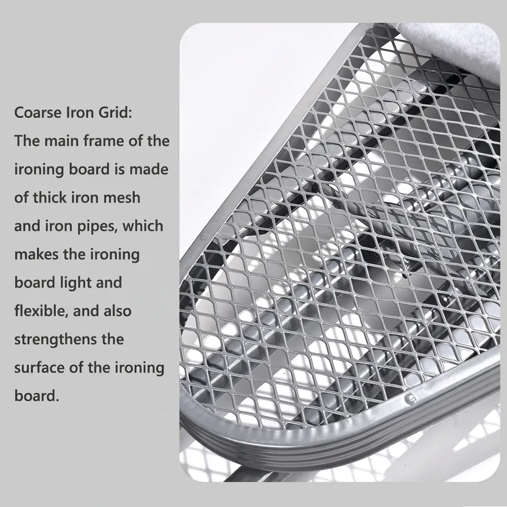 Ironing Board With Iron Rest - Board Size: L:92 x W:30 cm — IRB-1036 (image 7)