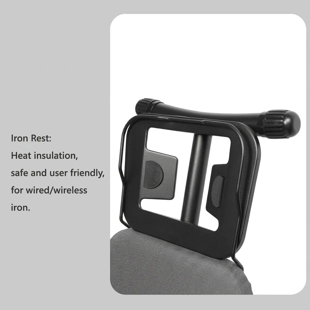 Ironing Board With Iron Rest - Board Size: L:90 x W:30 cm — IRB-1037 (image 5)