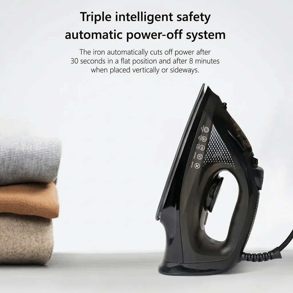 Ceramic Soleplate Steam Iron with Anti-Drip [1028] — IRN-1028 (image 2)