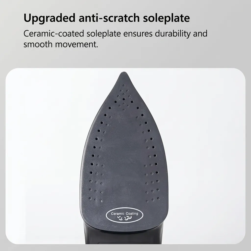 Ceramic Soleplate Steam Iron with Anti-Drip [1028] — IRN-1028 (image 9)