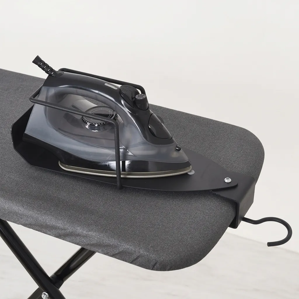 Ceramic Soleplate Steam Iron with Anti-Drip [1029] — IRN-1029 — A compact 1600W ceramic-soleplate steam iron with a 260ml tank and dry, steam, spray and blast modes plus anti-drip, anti-calc and self-clean functions. A dial thermostat, pilot light and ready indicator make it easy to use, with auto shut-off after 30 seconds flat or 8 minutes upright. Sized at 24.6x12x12.7cm with a 1.6m cord, in black or grey. CE, CB, GCC and RoHS approved. (image 9)