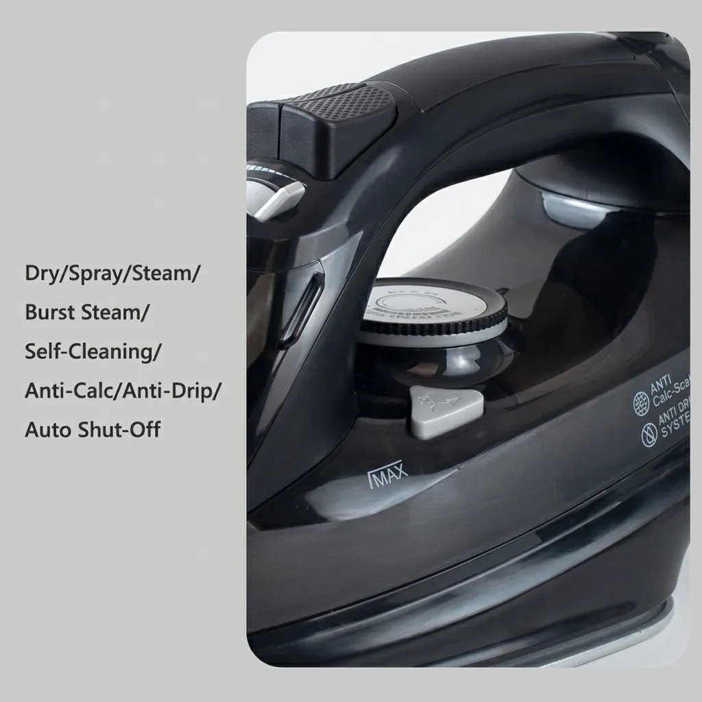 Ceramic Soleplate Steam Iron with Anti-Drip [1030] — IRN-1030 (image 9)