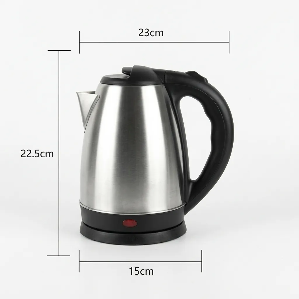 Electric Kettle 1.8ltr Matt Stainless Steel — KTL-1026 (image 4)