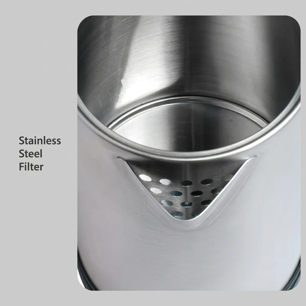 Camellia Kettle 0.6ltr Stainless Steel — KTL-1032 (image 2)