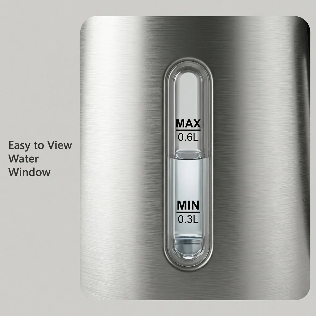 Camellia Kettle 0.6ltr Stainless Steel — KTL-1032 (image 4)