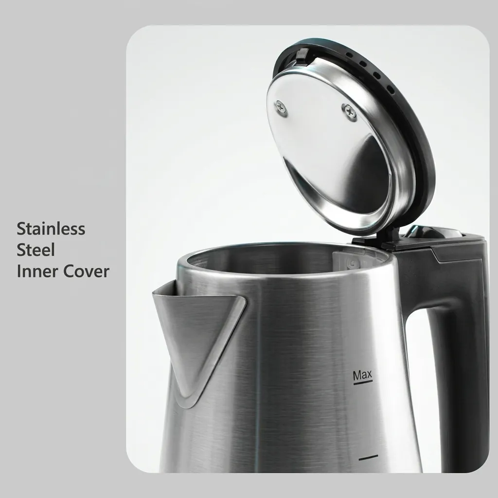 Azalea Kettle 0.6ltr Stainless Steel — KTL-1033 (image 5)