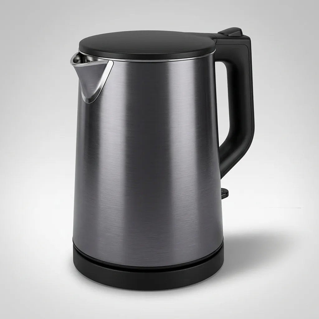 Stainless Steel Meteorite Kettle Shinning 0.8L with Auto Shut-Off — KTL-1035 (image 2)