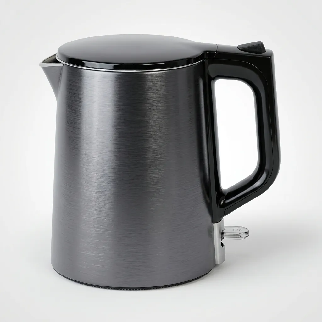 Stainless Steel Meteorite Kettle Shinning 0.8L with Auto Shut-Off — KTL-1035 (image 4)