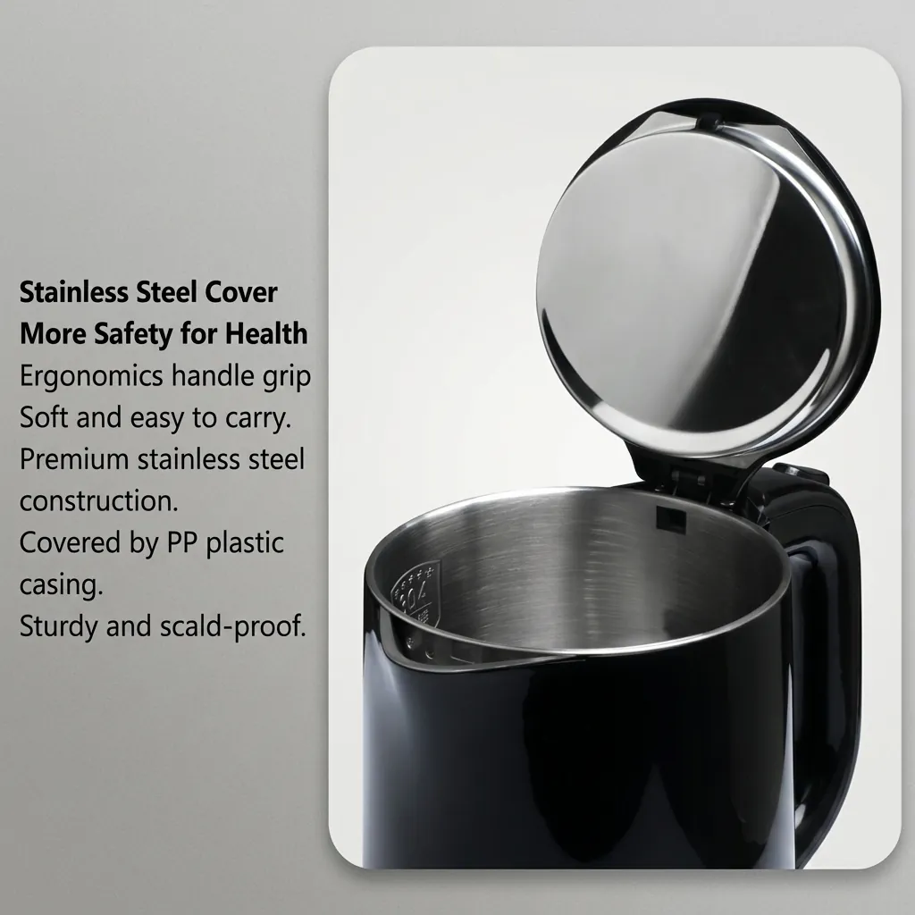 Stainless Steel Roselle Kettle 1.2L with PP Shell [1046] — KTL-1046 (image 3)