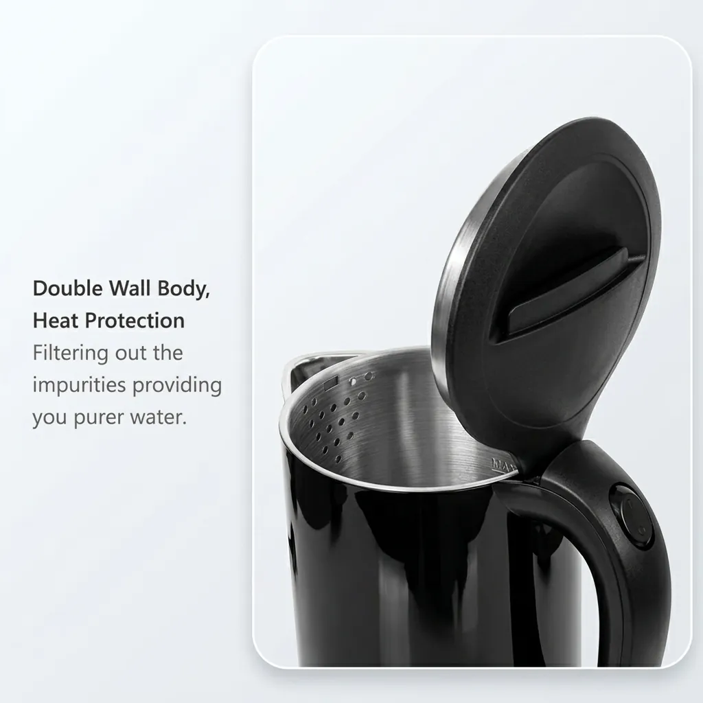Stainless Steel Roselle Kettle 1.2L with PP Shell [1046] — KTL-1046 (image 5)
