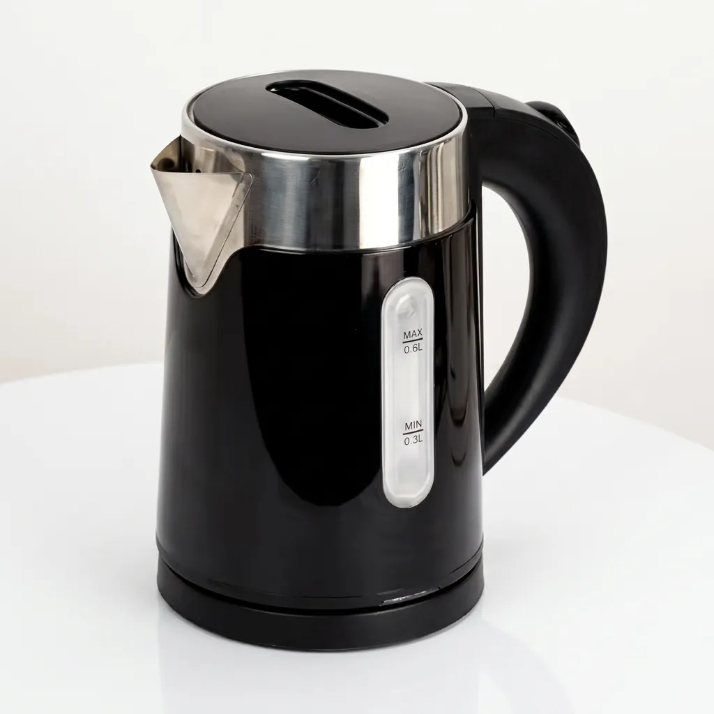 Stainless Steel Begonia Kettle 0.6L with Anti-Scald [1048] — KTL-1048 (image 16)