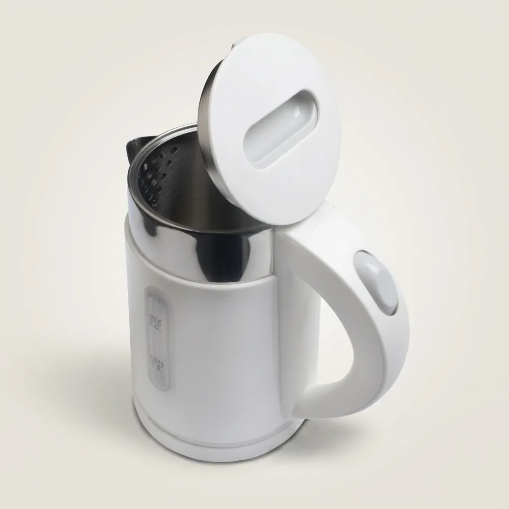 Stainless Steel Begonia Kettle 0.6L with Anti-Scald [1049] — KTL-1049 (image 5)
