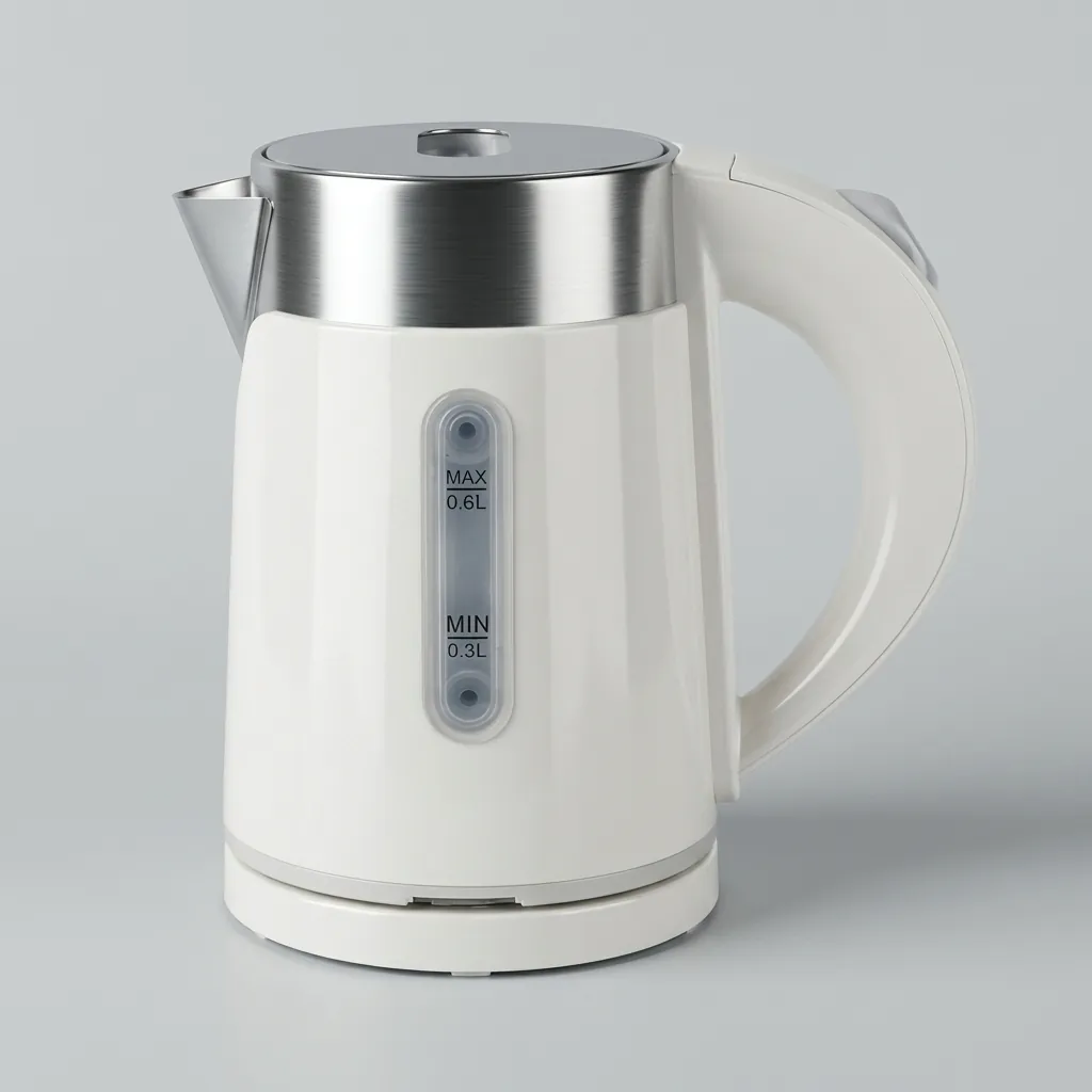 Stainless Steel Begonia Kettle 0.6L with Anti-Scald [1049] — KTL-1049 (image 6)