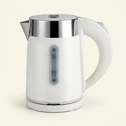 Stainless Steel Begonia Kettle 0.6L with Anti-Scald [1049] — KTL-1049