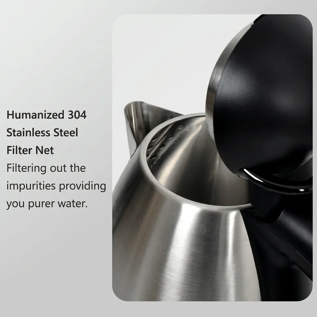 Corona Kettle 0.8ltr Stainless Steel — KTL-1050 (image 3)
