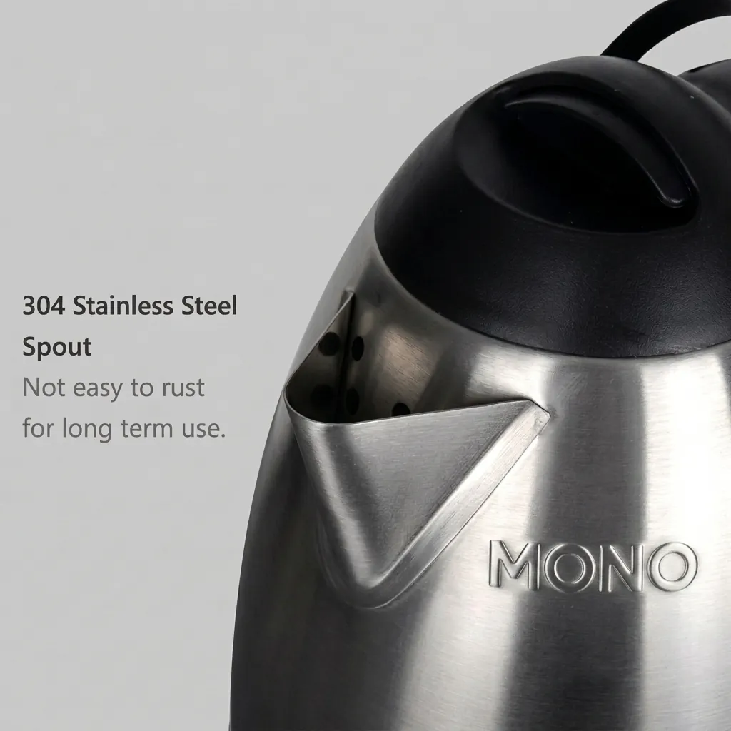 Corona Kettle 0.8ltr Stainless Steel — KTL-1050 (image 2)