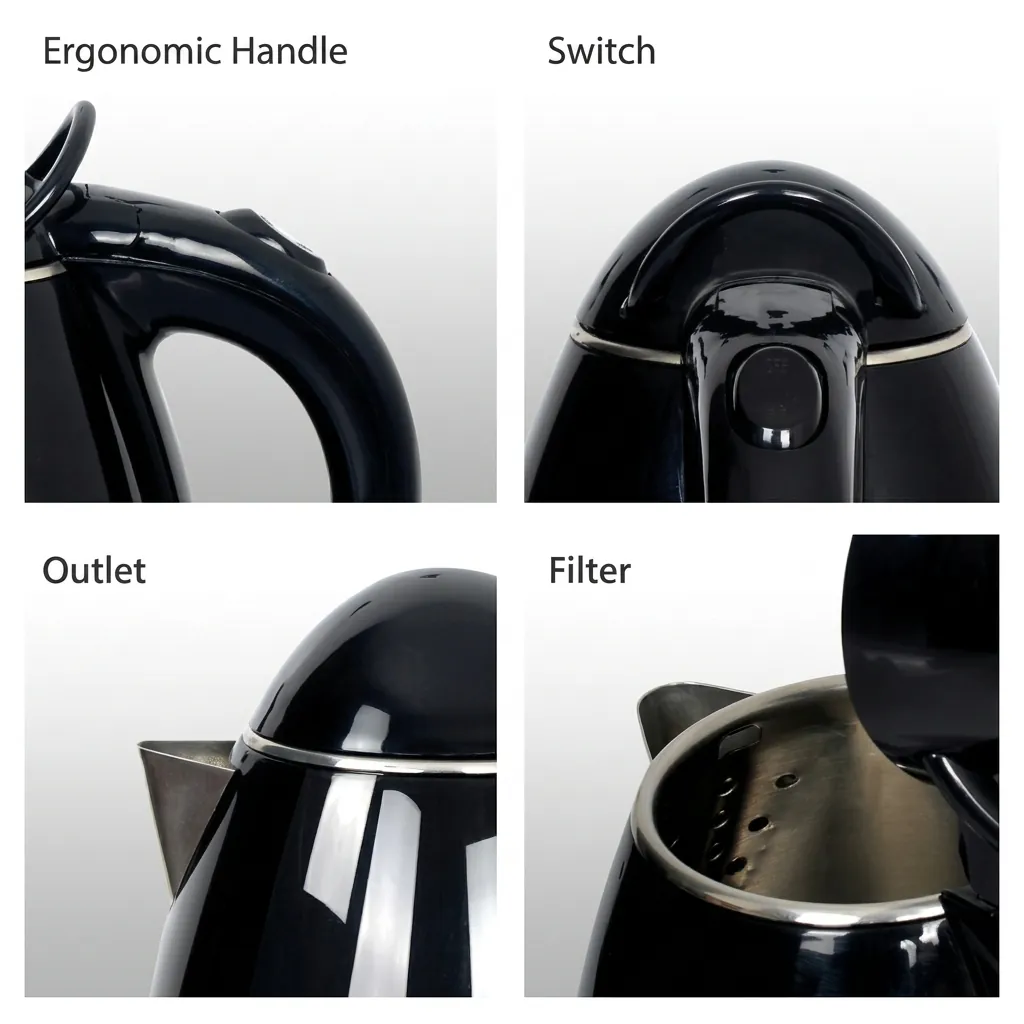 Stainless Steel Galaxy Kettle 0.8L with Auto Shut-Off [1051] — KTL-1051 (image 3)