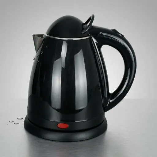 Stainless Steel Galaxy Kettle 0.8L with Auto Shut-Off [1051] — KTL-1051 — A 0.8L electric kettle in food-grade 304 stainless steel with a cool-touch double-wall body. A 1000 to 1200W branded controller boils efficiently, with auto shut-off and boil-dry protection. A concealed heating element and 360-degree cordless base keep it tidy and simple to use, in black, ivory or silver.