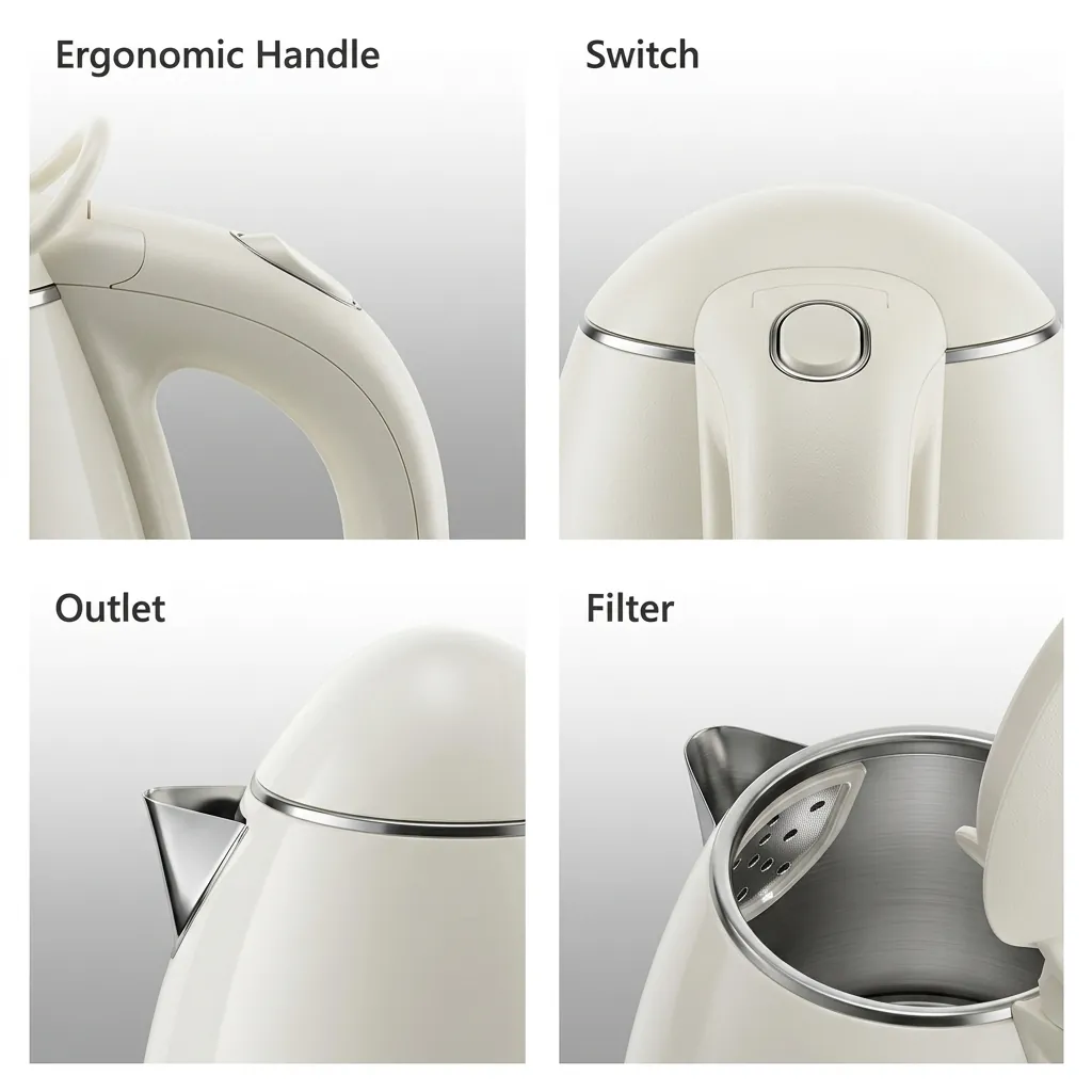 Stainless Steel Galaxy Kettle 0.8L with Auto Shut-Off [1052] — KTL-1052 (image 11)